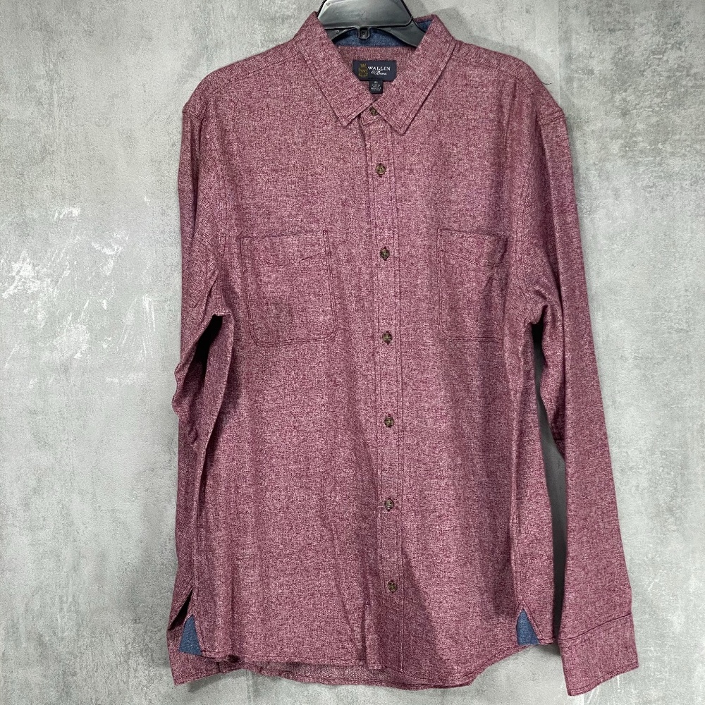 Wallin & Bros Burgundy London Grindle Flannel Butt